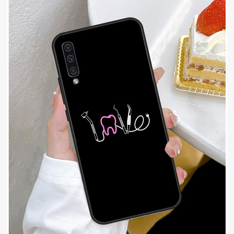 Чехол для стоматолога и медсестры для Samsung A12 A32 A42 A52 A72 A52S A03S A21S A11 A31 A51 A71 A10 A50 A70 с полным покрытием