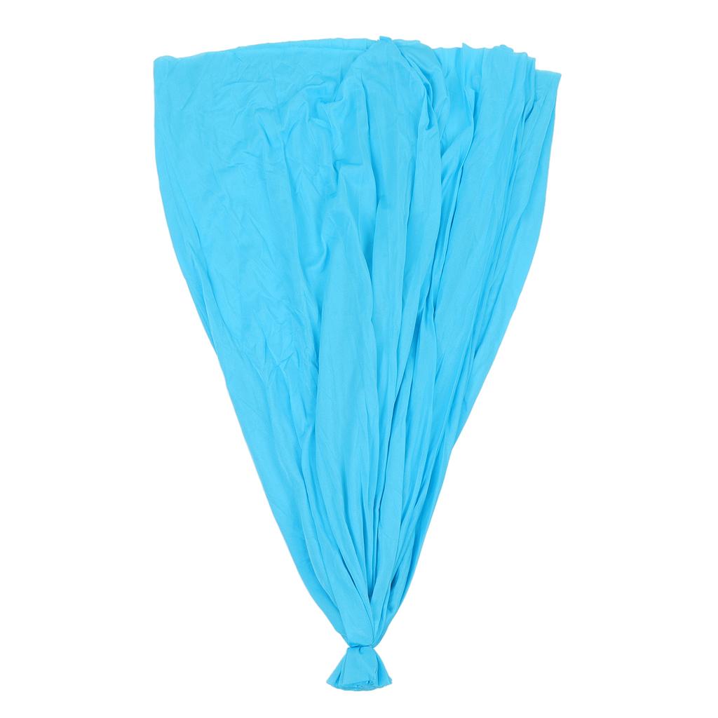 Гамак для йоги Эластичная ткань Гамак для воздушной йоги для профессионалов и начинающих Небесно-голубой