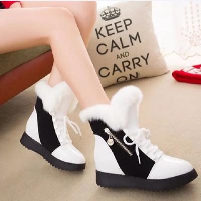 2024 Winter Plus Velvet Теплые зимние сапоги женские короткие ботильоны на молнии Botas De Mujer Сапоги Новая корейская версия хлопковая обувь