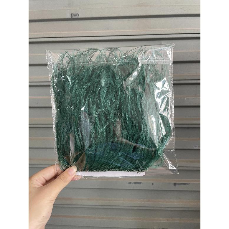 Белая страусиная перьевая отделка для свадебного платья, вечеринки, декоративной одежды, швейные аксессуары, 10-22 см, длинная бахрома из перьев