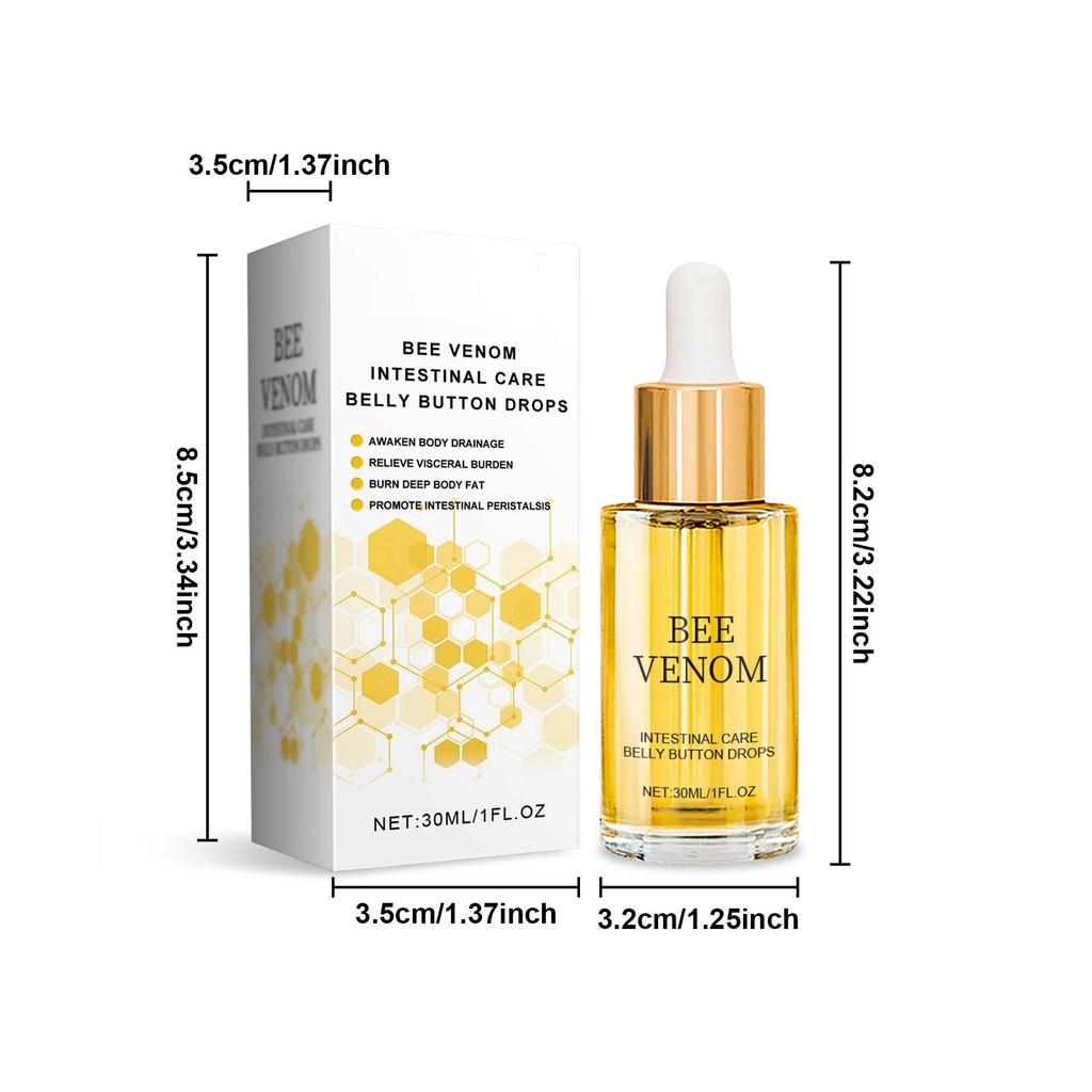 30ml Fat Burning Serum Bee Venom Intestinal Body Care Tighten Firming Shaping Waist Abdomen Buttocks Belly Button Healhty Gift
