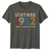 Vintage 1952 Aged To Perfection Unisexs T Shirt 74th Birthday Gift
