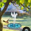 Bird Bath with Fountain Hanging Bird Feeder Bowl Outdoor Bird Bath with