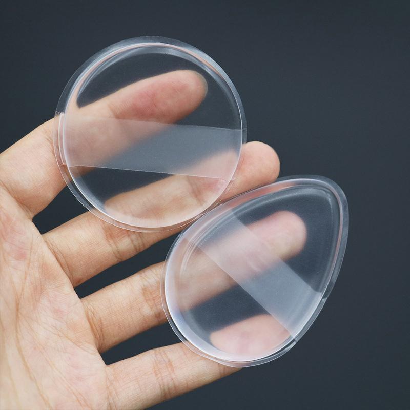 Soft Silicone Gel Powder Puff Sponge For Cosmetic Face Foundation Bb Cream No Powder Eating Powder Cosmetic Puff Makeup Tools