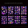 Fluorescent Butterfly Face Tattoo Sticker Nightclub Bar Sticker Flower Arm Waterproof Eco-Friendly Tattoo Sticker