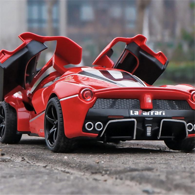 1/24 Scale Laferrari Alloy Sports Car Model Diecasts & Toy Metal Vehicles Car Model Simulation Collection Childrens Gift