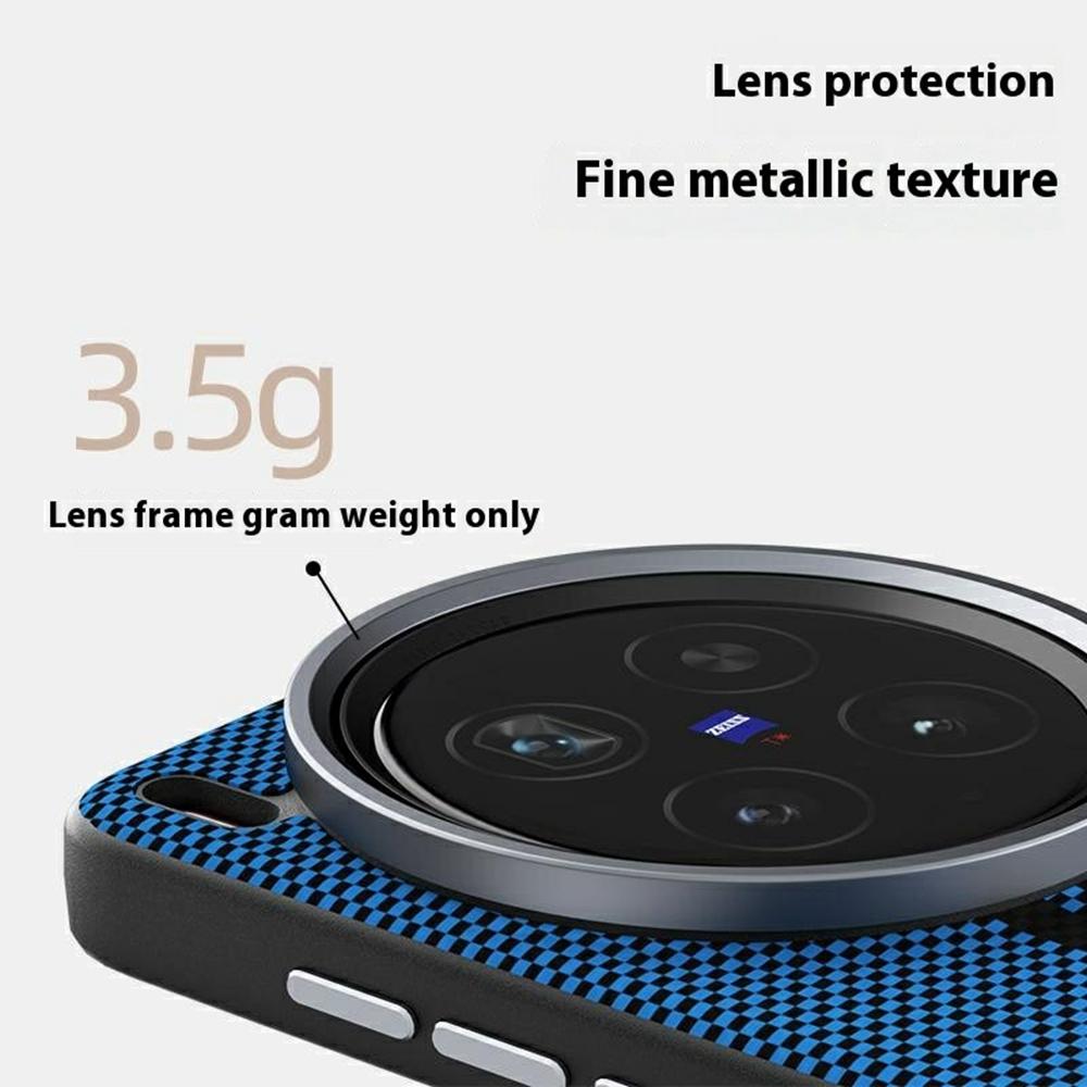 ABEEL Для vivo X200 Ultra 5G Магнитный Чехол Микро-тиснение 6D Печать ПК ТПУ Алюминиевый сплав Кожаный Чехол для Телефона