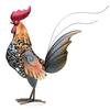 Metal Figurine Iron Rooster Home Decor Articles Vivid Colorful Figurine Craft Gift For Home Decoration Accessories