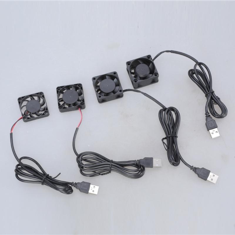 High Airflows 40mm USB Cooling Fan Sleeve Bearing Rubber Feet for Routers, Modems, DVRs, TV, and PC Laptop Stands