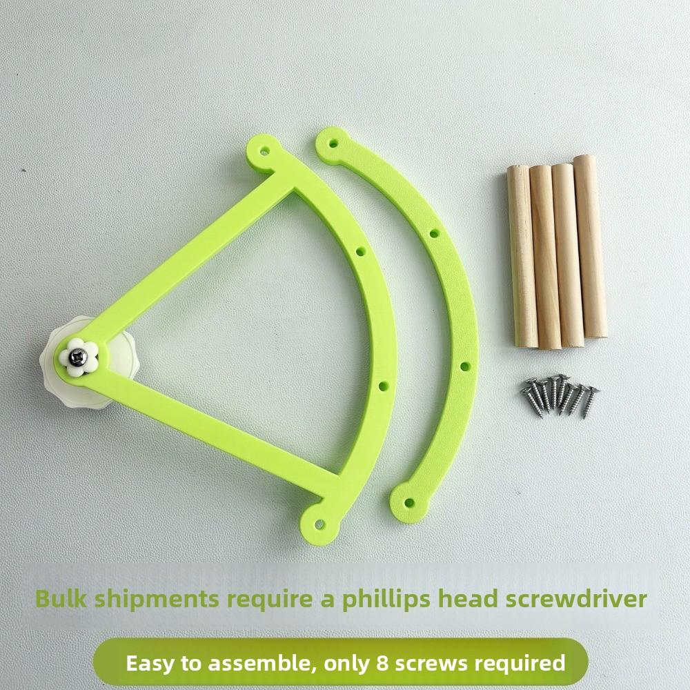Rotating Parrot Swing Toy Bite Resistant Rocking Perch Stand Bird Cage Stand Entertainment