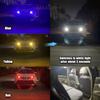MAXGTRS 2x Двухцветный переключатель T10 LED W5W Автомобильные боковые и салонные огни 12В Лампа 2835 Чипов 194 168 Белый 6000K Парковочные и купольные лампы