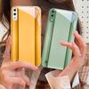 Золотисто-оранжевая рамка Для Samsung M02 12 Note 8 9 10 20 A 01 A02 A03 Core 04 05 06 10 12 13 14 15 A16 стекло Ультра чехол для телефона