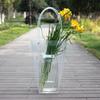 Transparent Flower Gift Packing Box Plastic Clear Tote Bag Large Capacity Hand Gift Bag