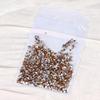 Круглый плоский стеклянный стразы Королевский веер Алмаз для чехлов телефонов и декора ногтей