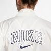 Nike Логотип печати однотонный спортивный бейсбол куртка женские куртки белый AR3764-133