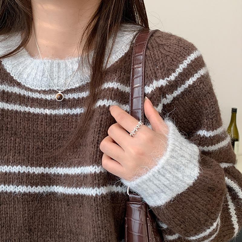 Кольцо-бант Модный корейский дизайн Кольцо на указательный палец Аксессуары для подруг Модное кольцо в стиле легкой роскоши