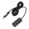 3-кнопочная USB-клавиатура Дизайн Брайля Пользовательская клавиатура Мышь Мультимедийная функция USB На Макро-программирование Клавиша для работы Игр