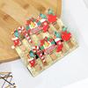 10Pcs Christmas Wooden Clips Home Hanging Photo Wall Decoration DIY Handmade Crafts 2025 New Year Party Supply Navidad Kids Gift