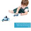 Child Simulation Airplane Model Alloy Kid Early Educational Funny Pull Back Toy