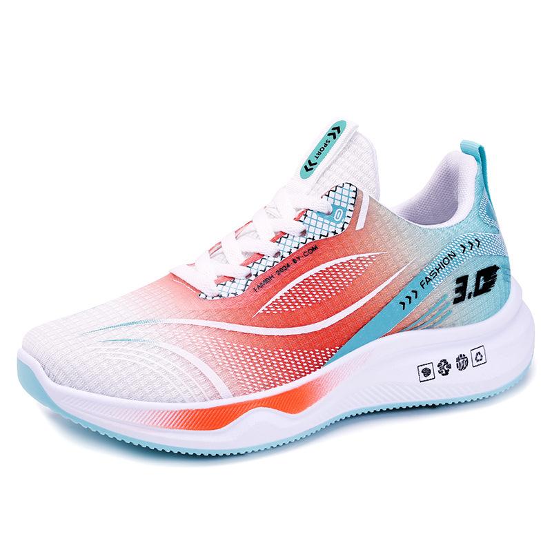 Sneakers Men's Summer New Color Matching Fashion Casual Shoes Soft Sole Light Sneakers Men's Shoes Foreign Trade Running Shoes