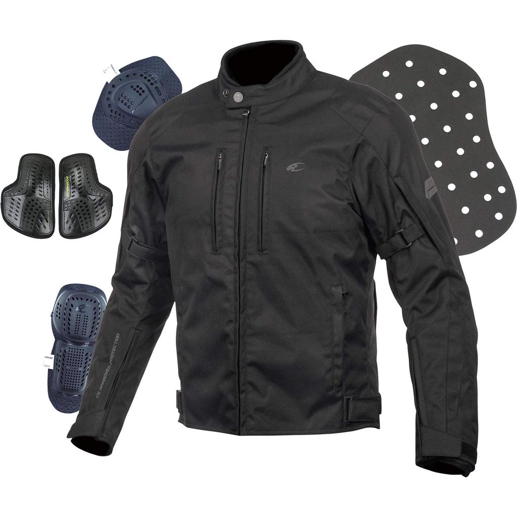 Мотоциклетная защитная зимняя куртка 1289 для защиты от холода, водонепроницаемая, стандарт CE, черная, L [KOMINE] JK-603 осень/зима/весна 07-603