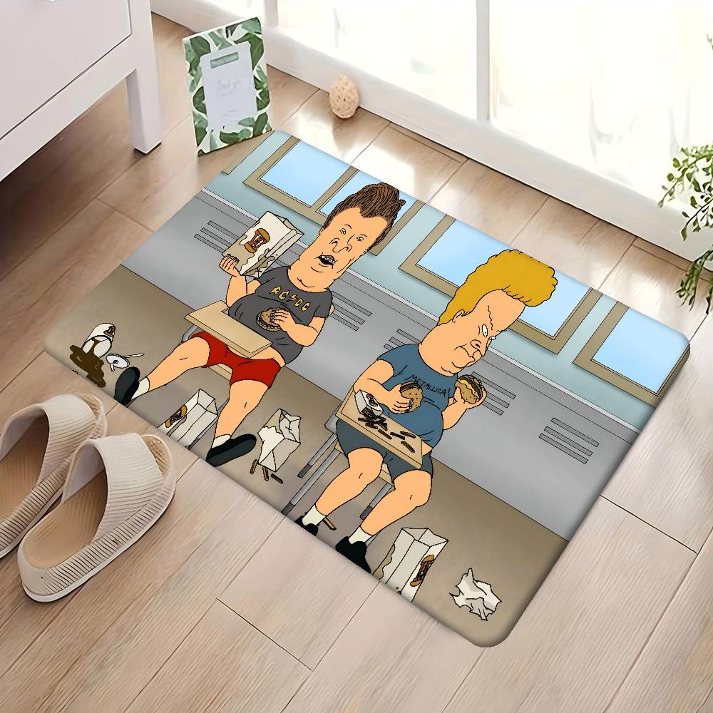 B-Бивис и Батт-Хед Кухонный коврик Детская комната Спальня Украшение Балкон Противоскользящий придверный коврик Гостиная Альфомбра