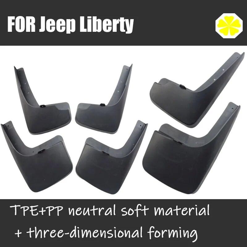 Mud Flaps For Jeep Liberty Mudguards Fender Liberty Mud Flap Splash Guard Fenders Accessories Auto Styline Front Rear 4 PCS