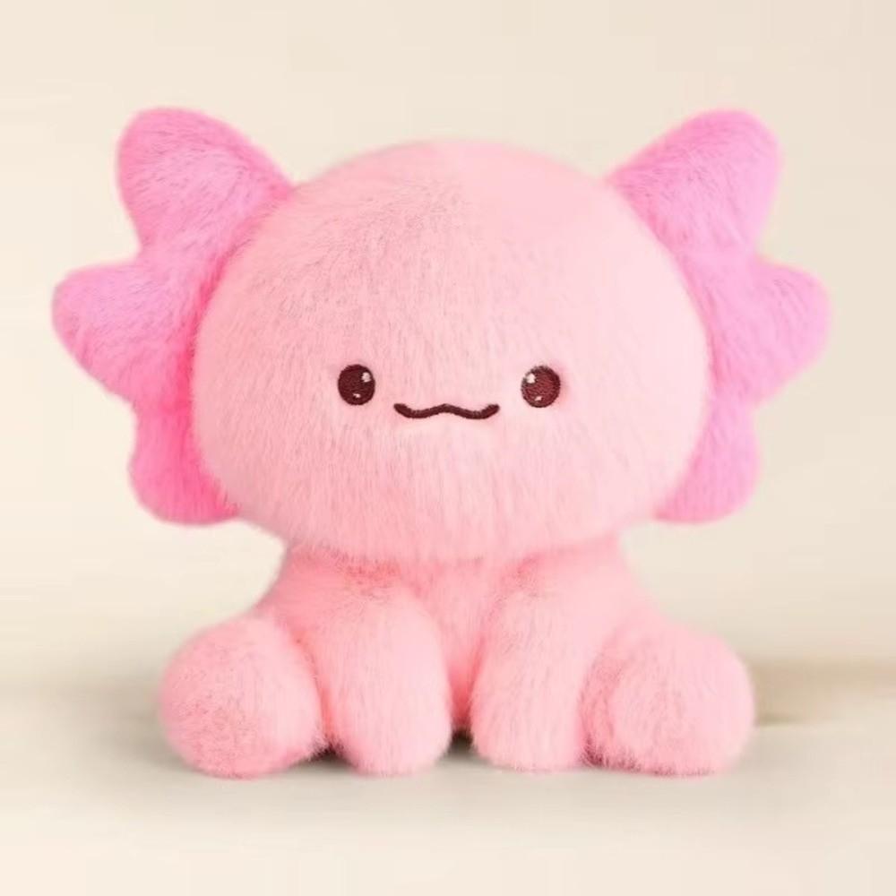 High Quality Cute 1PC New Cute Axolotl Companion Kawaii Ornaments Super Soft Home Decor Salamander Plushie Animal Birthday Gifts