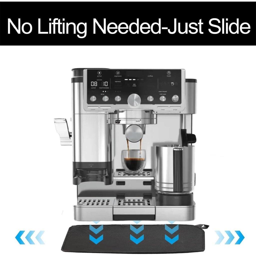 Coffee Slider For Countertop Smooth Glide Sliding Mat For Coffee Machine Rubber Protector For Renters Hotel Dorm Home Baristas
