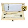 Hydrometer Tester Wooden Box Alcoholmeter Alcohol Meter Wine Meter Thermometer