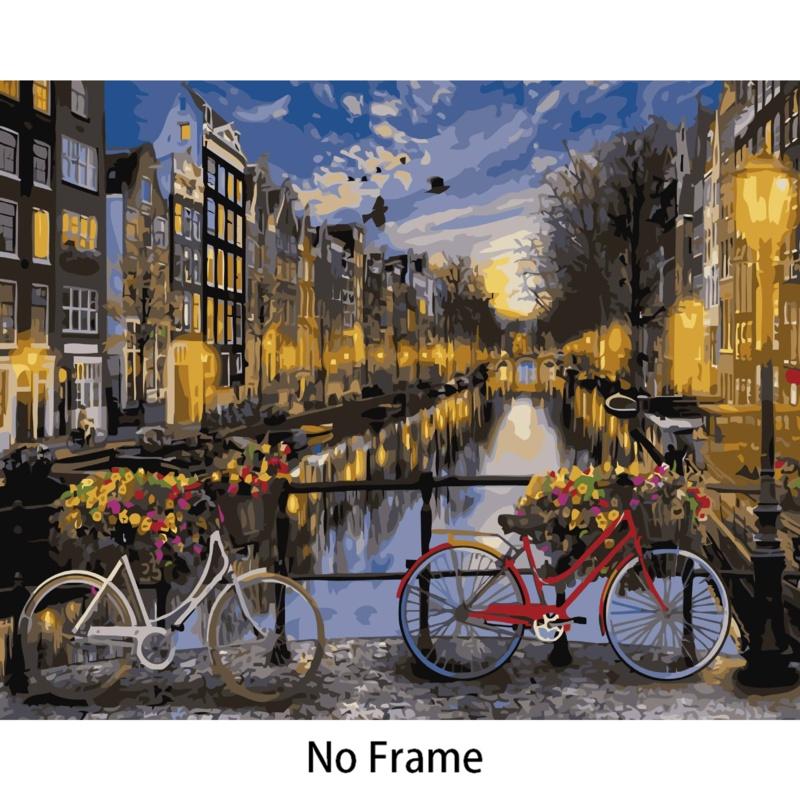 Изысканный набор для рисования по номерам своими руками для детей и взрослых с экологически чистыми акриловыми красками