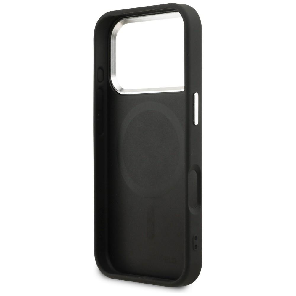 Karl Lagerfeld K Head Point Logo MagSafe Case for iPhone 17 Pro Black