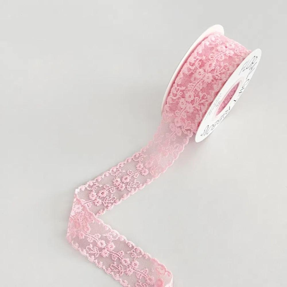 Декоративная 38мм Кружевная Резная Лента Ажурная Ручная работа DIY Шелковая Лента 8 Ярдов Материалы для подарков Лента для упаковки подарков Ткань
