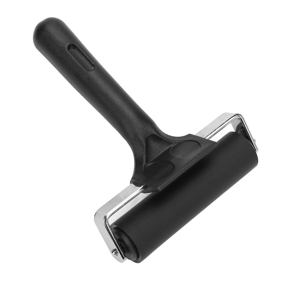 2pcs Portable Size Rubber Brayer Roller Hard Rubber Printmaking Roller For Printmaking