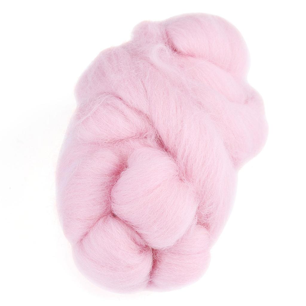 8Colors 55g Colored Needle Felting Wool Roving Spinning Sewing Trimming Handiwork Material