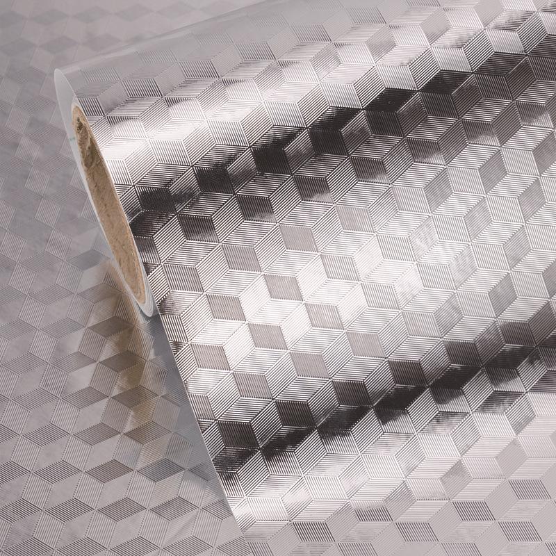 Kitchen Greaseproof Self Adhesive Aluminum Foil Stickers