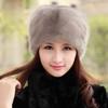 Imitation Mink Ear Protection New Autumn and Winter Warm Mink Hair Hat Women's Whole Mink Women's Top Hat Fur Hat