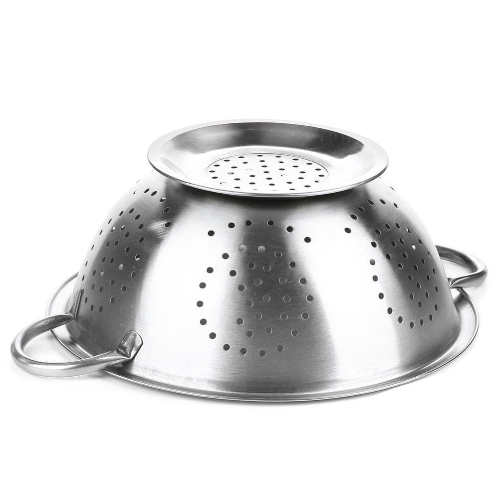 Steel kitchen strainer 28 cm