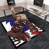 1pc Sonic the Hedgehog Western Cowboy Chair Mat - Anime Cartoon Design, Non-Slip Carpet for Office and Home Decor, Suitable for All Seasons.O091
