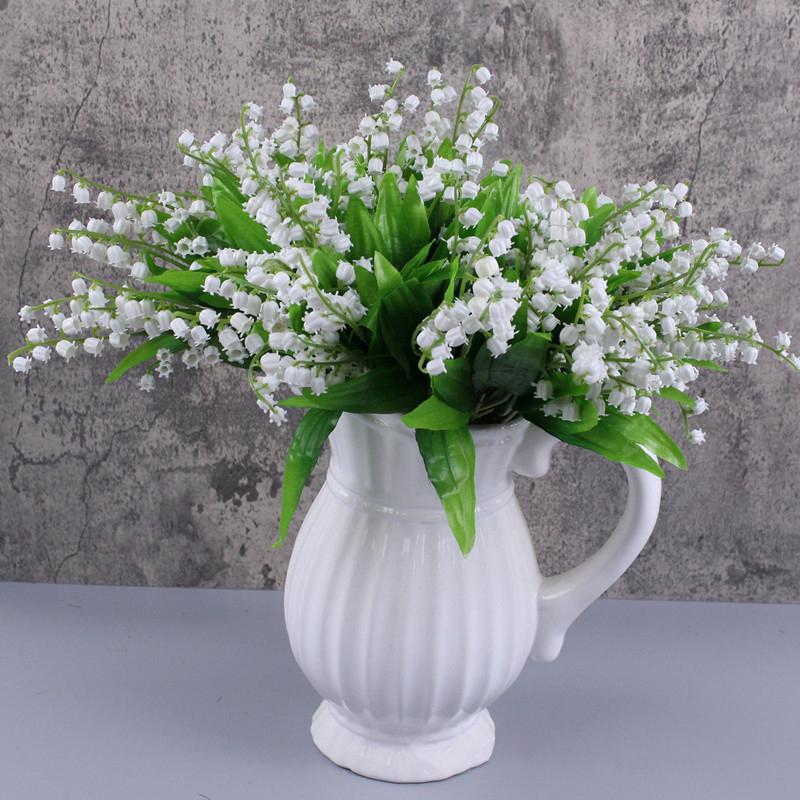 Набор из 6 искусственных цветов колокольчики пластиковые цветы украшения дома растения