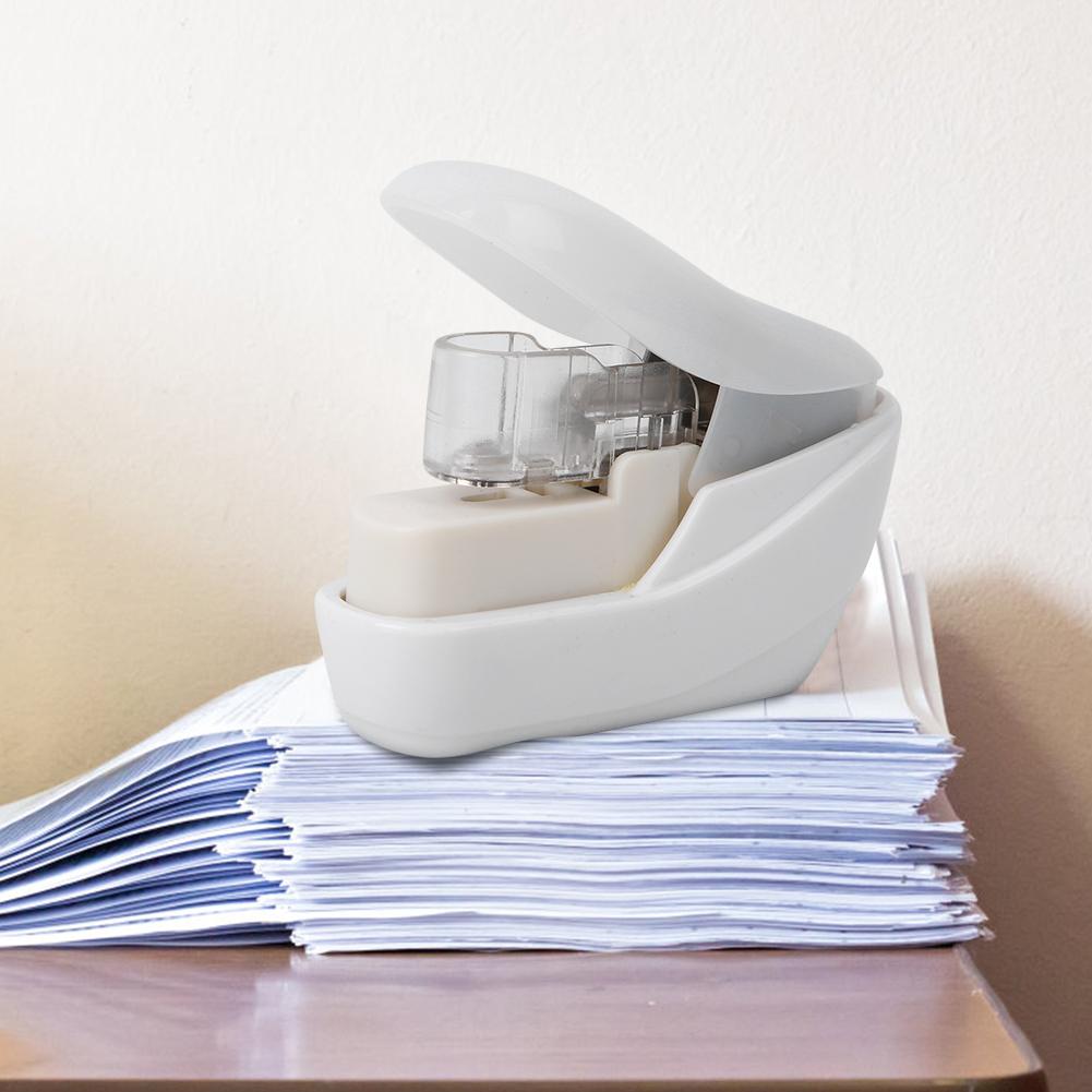 Степлер без скоб, экономящий труд, степлер без иглы, офисный аксессуар для школы