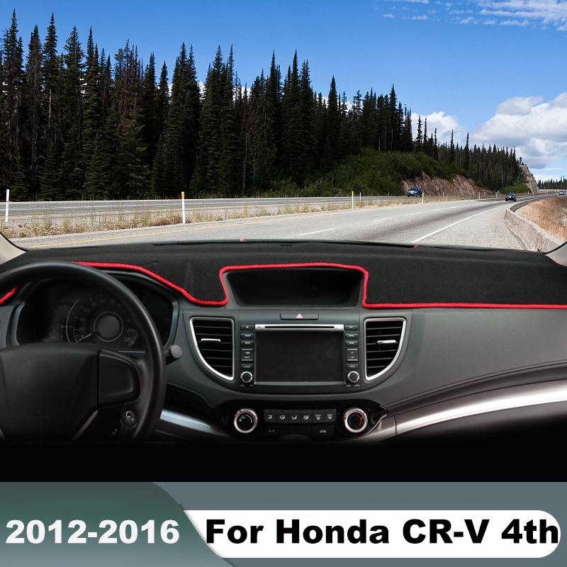 Для Honda CR-V CRV CR V 4-го поколения 2012 2013 2014 2015 2016 Коврик на приборную панель автомобиля Защита от солнца Накладка Нескользящие коврики Аксессуары