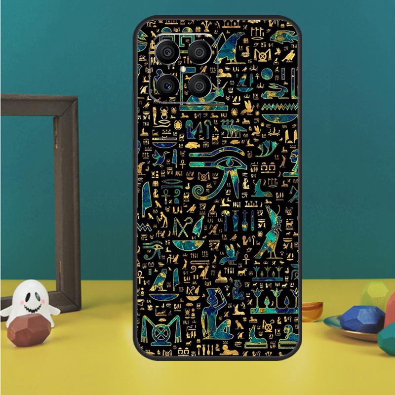 Египетский Фараон Настенная роспись Чехол Для Honor X9a X8a X8b X9b X9c X8 X9 50 70 90 Lite Honor 200 Lite Magic 7 5 6 Pro Чехол