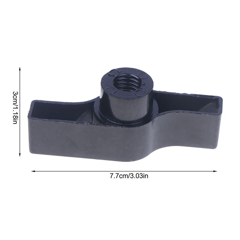 1 шт. Алюминиевый сплав M8 M12 Ручка Черный Серый Гайка Рукоятка Т-образная гайка Для крючка освещения Барашковая гайка Зажим фермы Рукоятка Детали Оцинкованный Алюминий