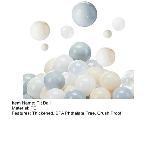 100 шт./набор 7 см Разноцветные шарики для сухого бассейна Утолщенный ПЭ Несминаемые БФА Фталаты