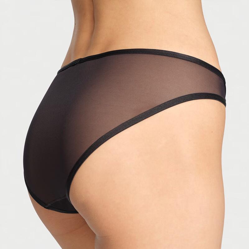 Victoria's Secret Прозрачные сетчатые бикини-слипы с цветочной вышивкой