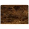 Bathroom Wall Cabinet Smoked Oak 60x25x40 cm Wood Based Panel