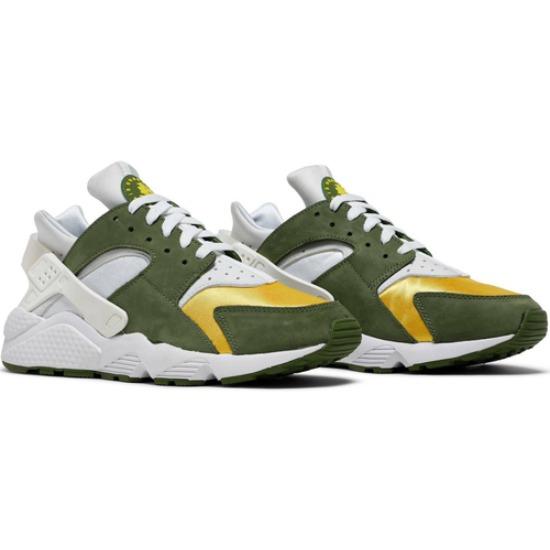 Повседневные кроссовки Stussy x Nike Huarache LE 'Dark Olive' DD1381-300