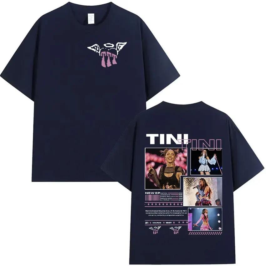 TINI TINI Подходит для всех сезонов Новая модель Личность Одежда Для пар Унисекс Свободная футболка Высокое качество Горячий продукт Высококлассный Люкс