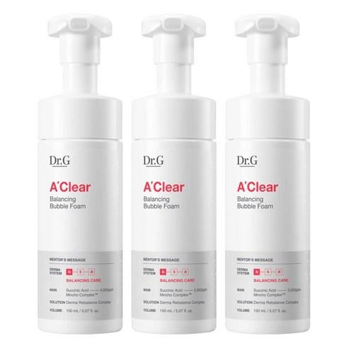 [Dr.G] A'Clear Balancing Bubble Foam Gentle Daily Facial Cleanser 150ml